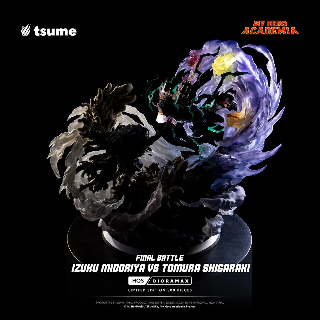 Preventa Resina Izuku Midoriya vs Tomura Shigaraki Figura My Hero Academia  Tsume Art (Licencia) Estudio