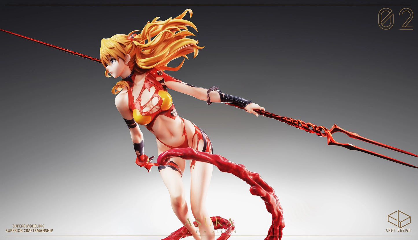 Preventa Resina Asuka Langley Figura Evangelion Cast Design Estudio