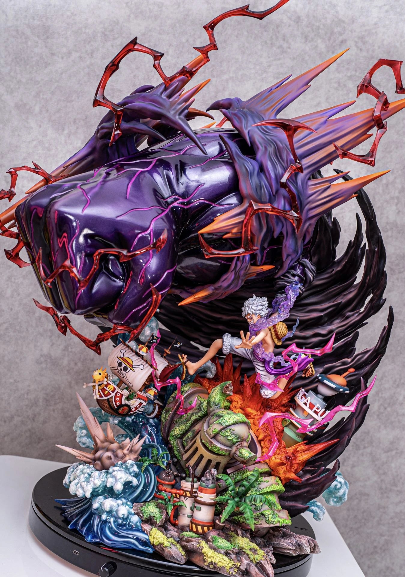 Preventa Resina Luffy "Gear 5" Figura One Piece Seven Estudio