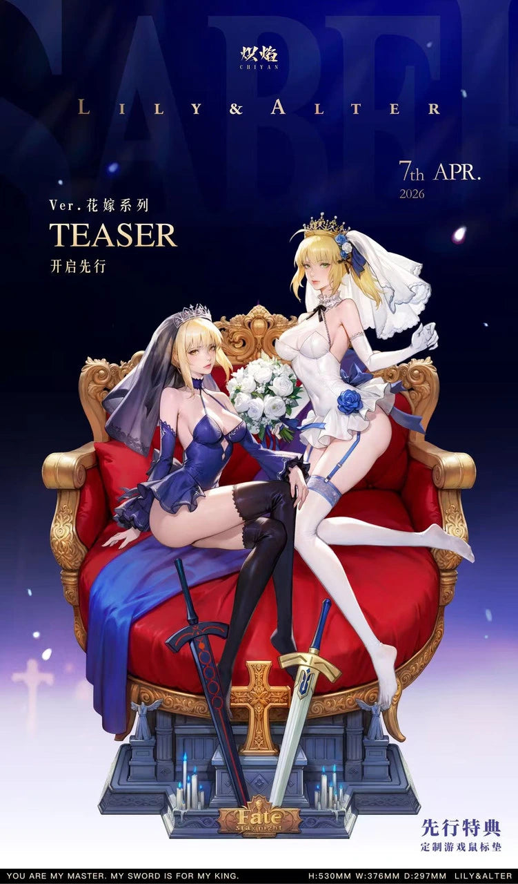 Preventa Resina Lily o Saber Figura Fate/Stay Night ChiYan Estudio