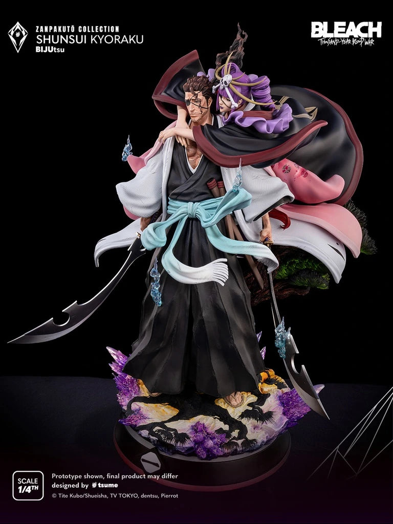 Preventa Resina Shunsui Kyoraku Figura Bleach Tsume Art (Licencia) Estudio