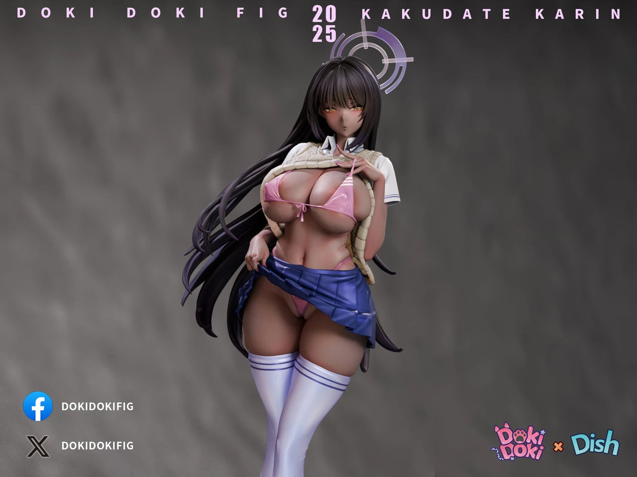 Preventa Resina Karin Figura Blue Archive DOKI DOKI & Dish Estudio