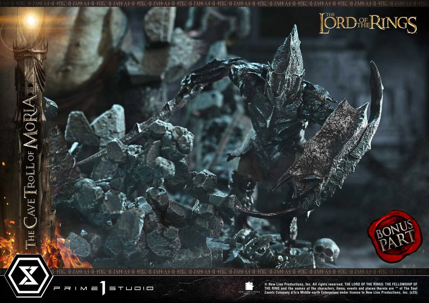 Preventa Resina Cave Troll of Moria Figura The Lord of the Rings Prime 1 (Licencia) Estudio