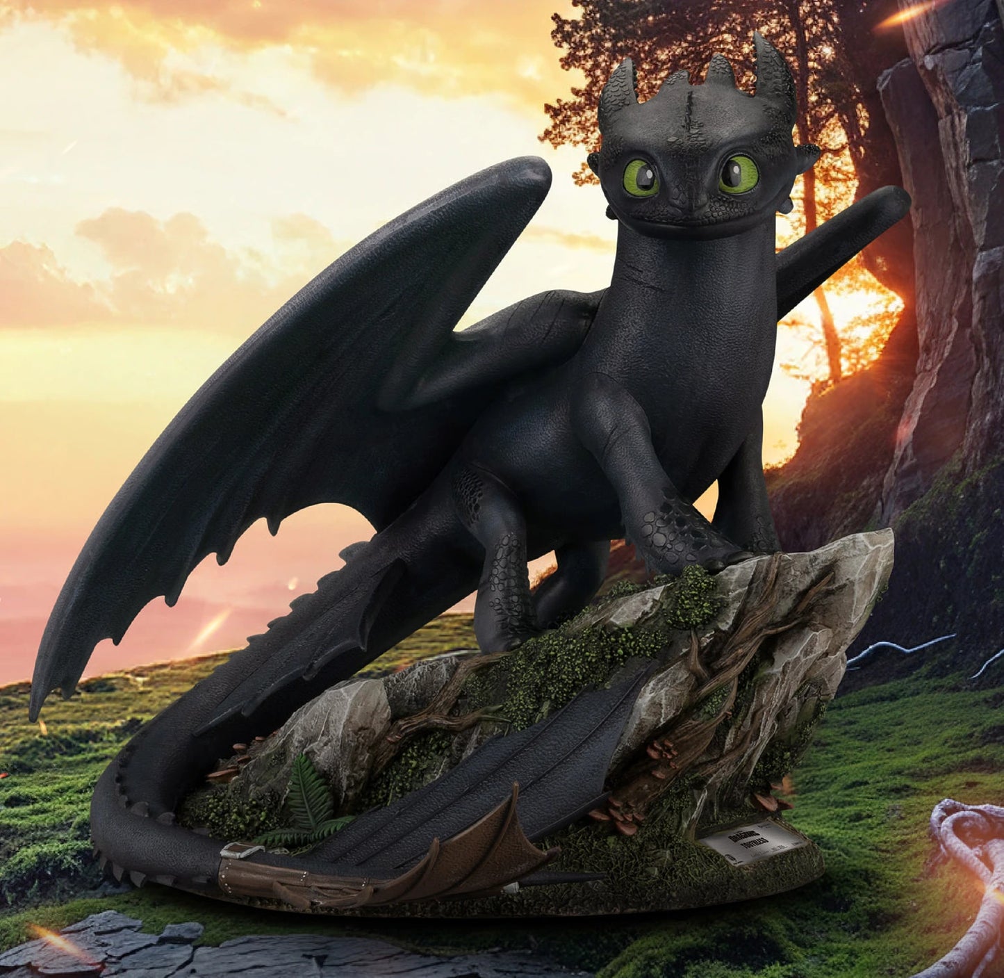 "Preventa Resina Chimuelo Figura Cómo entrenar a tu dragón 3  Beast Kingdom (Licencia) Estudio"