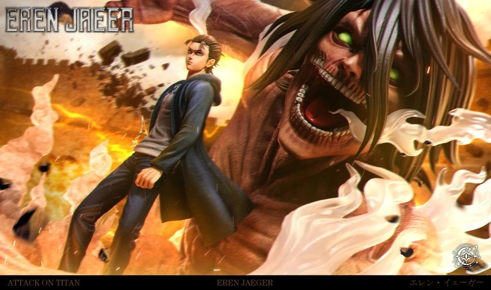 Preventa Resina Eren Yeager Figura Attack On Titan Void Estudio