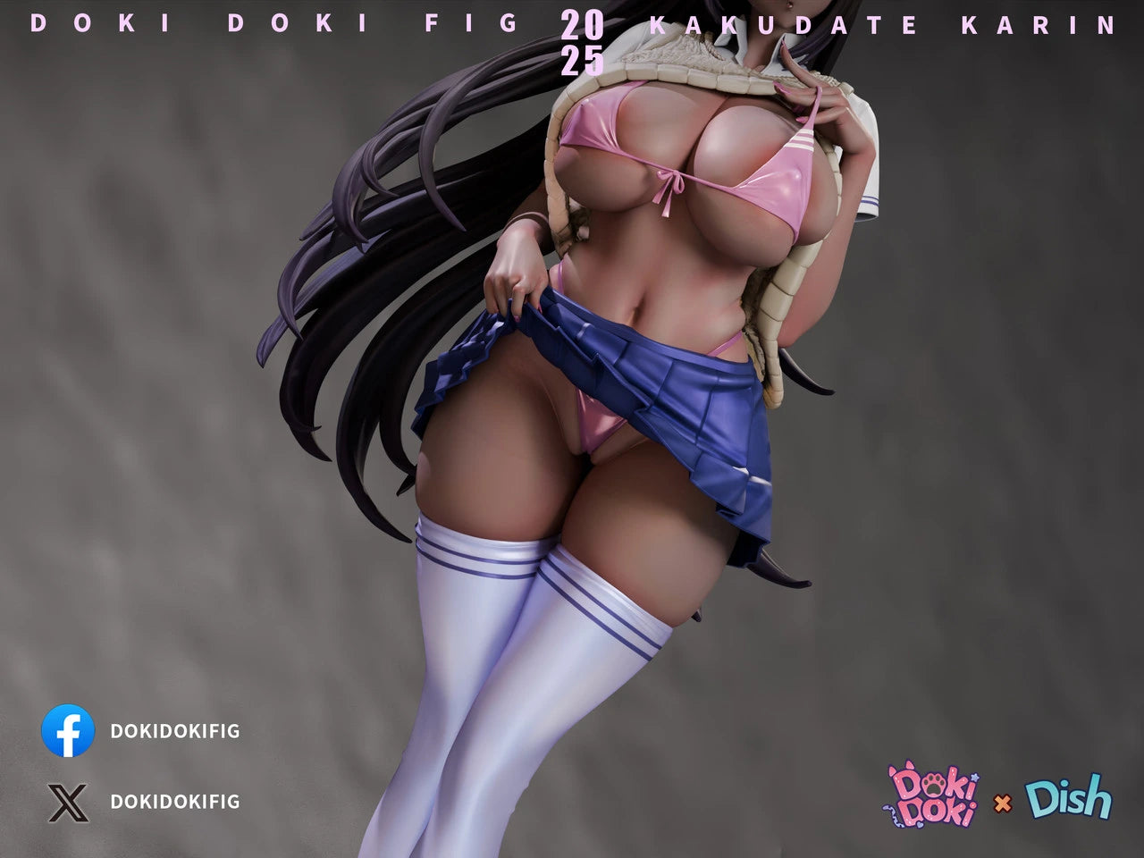 Preventa Resina Karin Figura Blue Archive DOKI DOKI & Dish Estudio