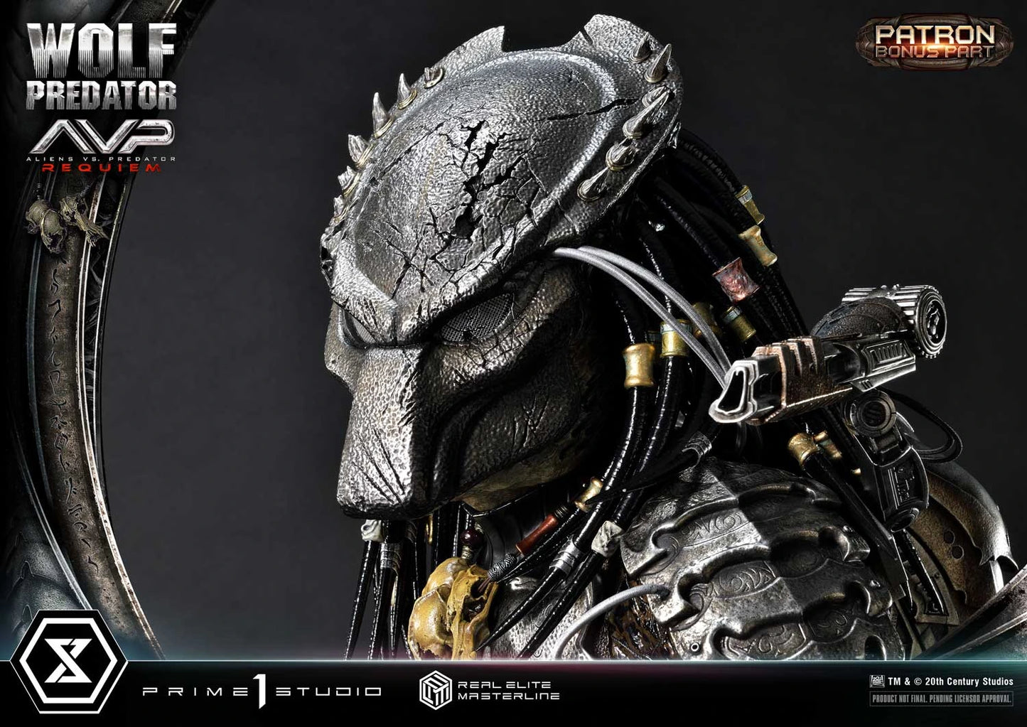 Preventa Resina Wolf Predator Figura Aliens vs Predator: Requiem Prime 1 (Licencia) Deluxe Estudio