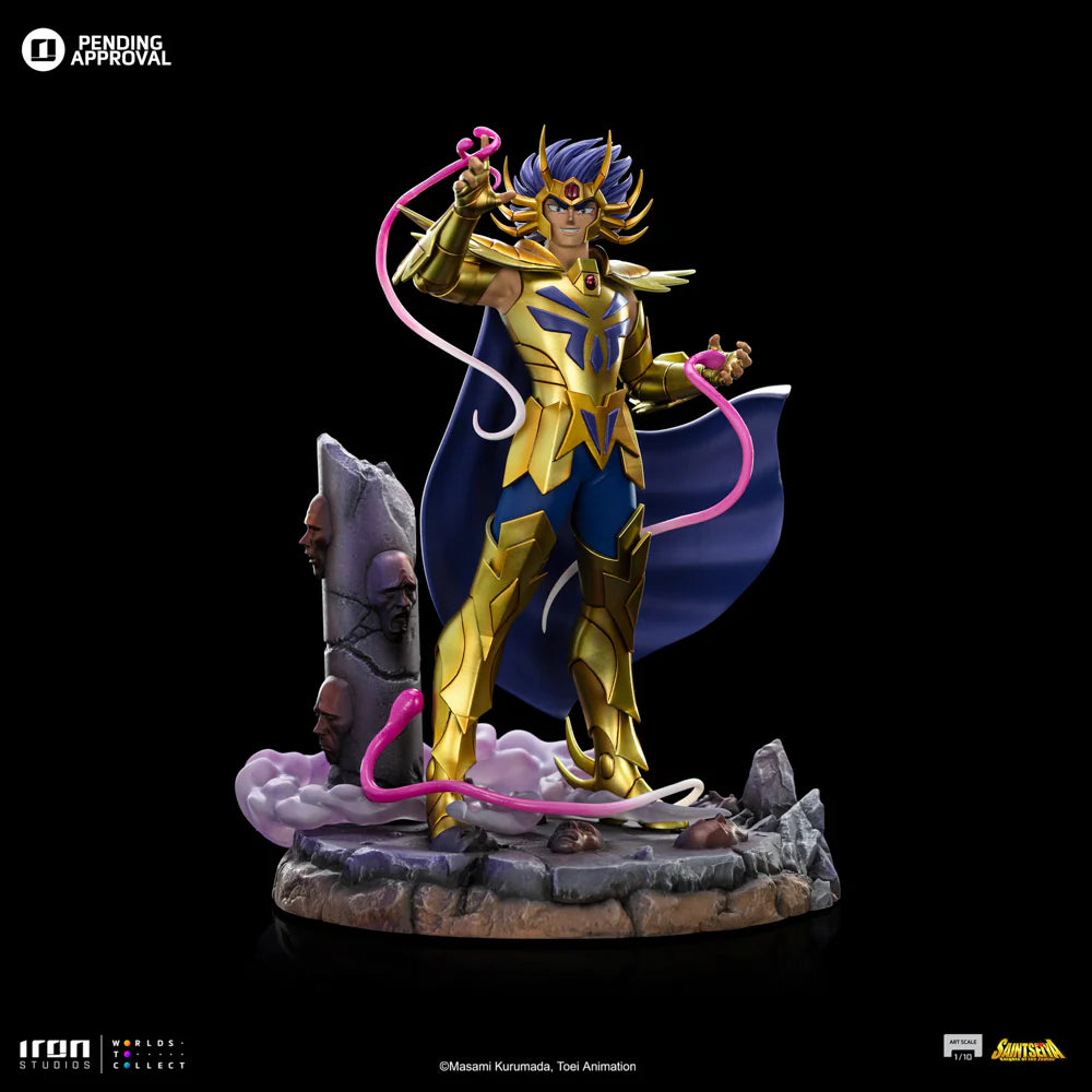 Preventa Resina Death Mask Figura Caballeros del Zodiako Iron (Licencia) Estudio