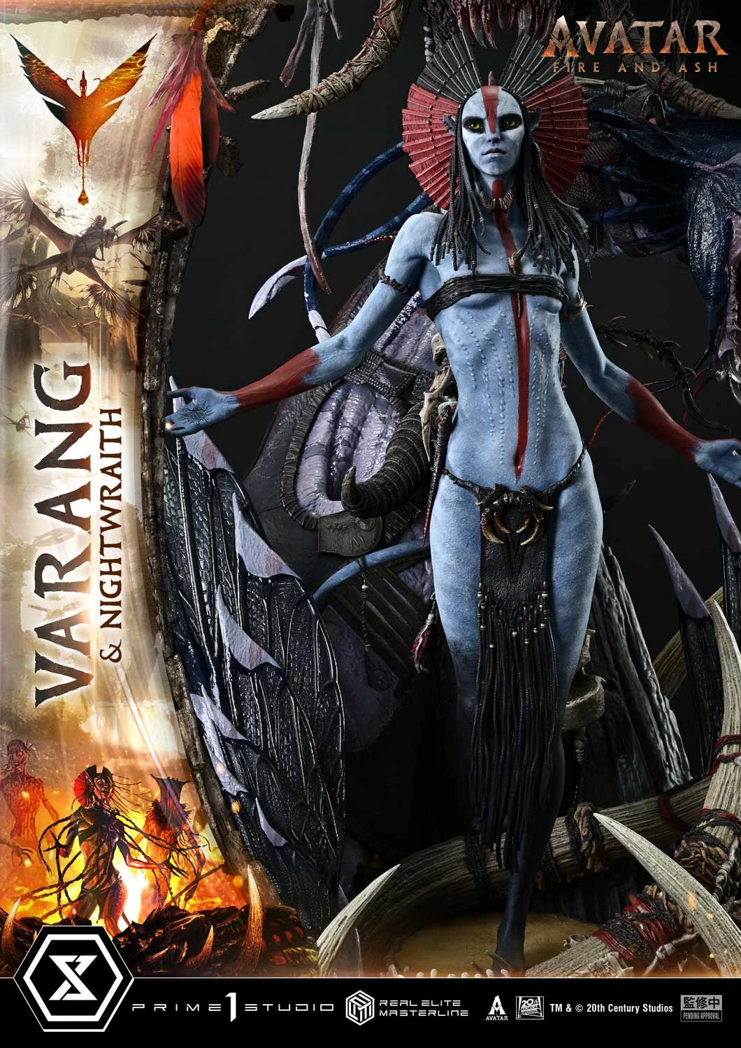 "Preventa Resina Varang & Nightwraith  Figura Avatar: Fire and Ash   Prime 1 (Licencia) Estudio"
