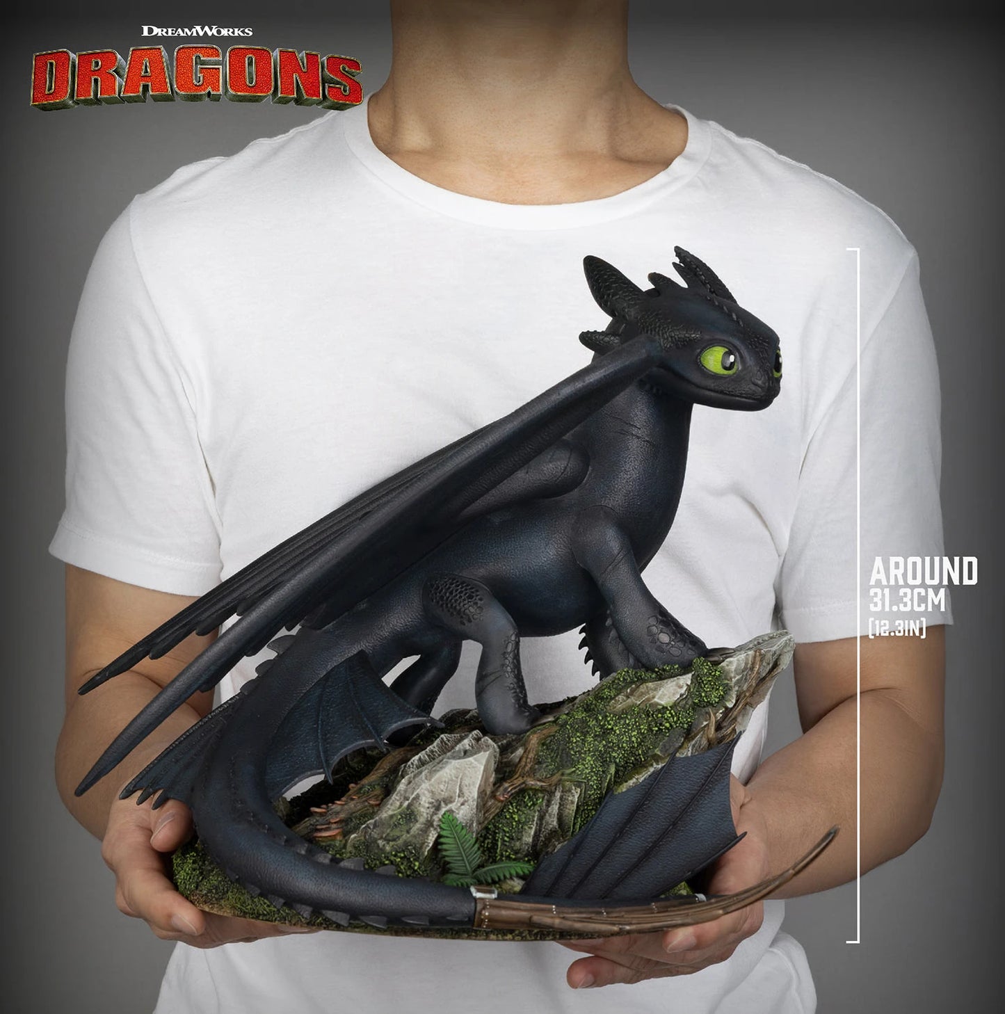"Preventa Resina Chimuelo Figura Cómo entrenar a tu dragón 3  Beast Kingdom (Licencia) Estudio"
