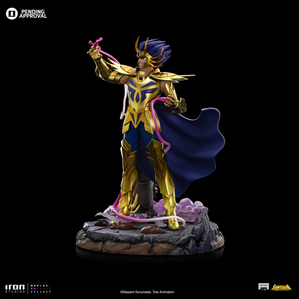 Preventa Resina Death Mask Figura Caballeros del Zodiako Iron (Licencia) Estudio