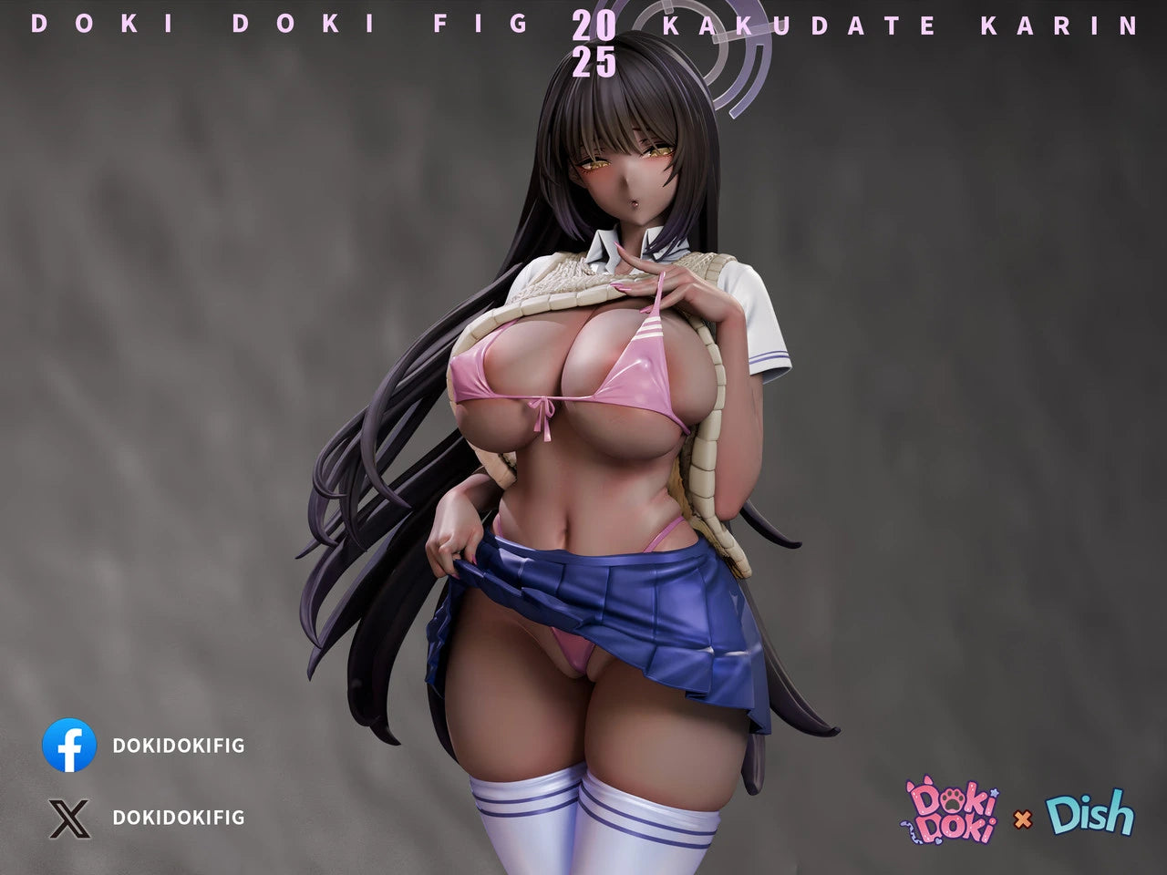 Preventa Resina Karin Figura Blue Archive DOKI DOKI & Dish Estudio