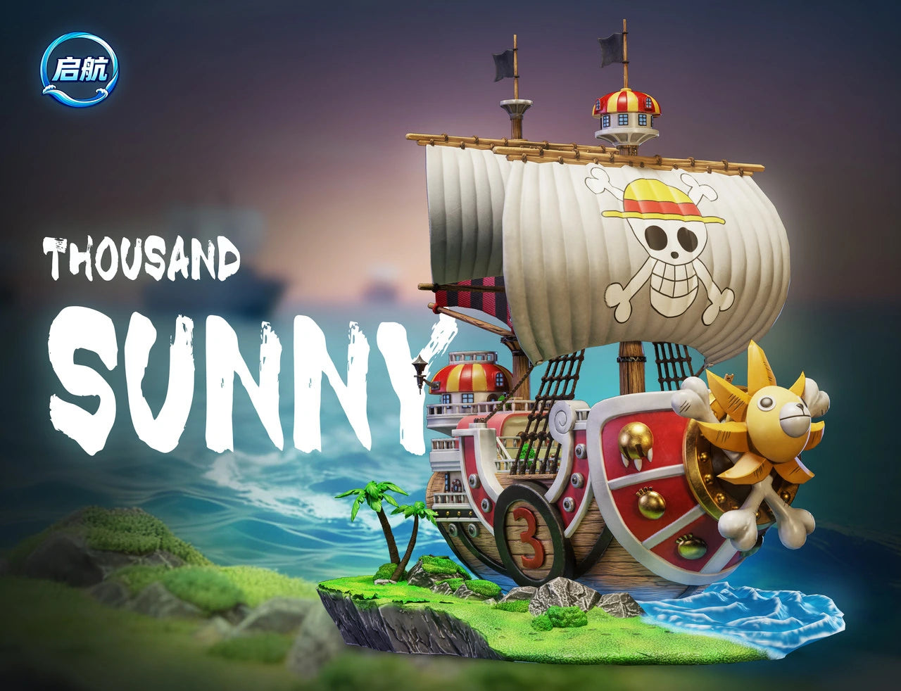 Preventa Resina Thousand Sunny Figura One Piece Qi Hang Estudio
