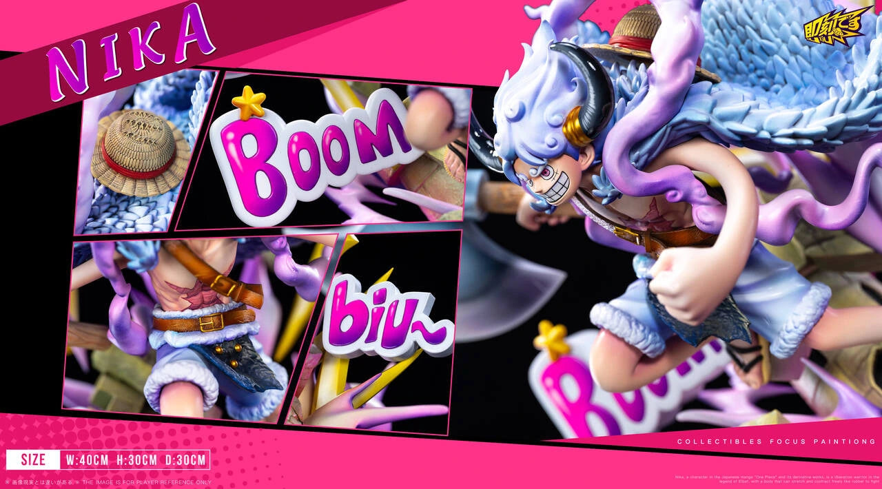 Preventa Resina Monkey D. Luffy "Nika" Figura One Piece JiKe Estudio