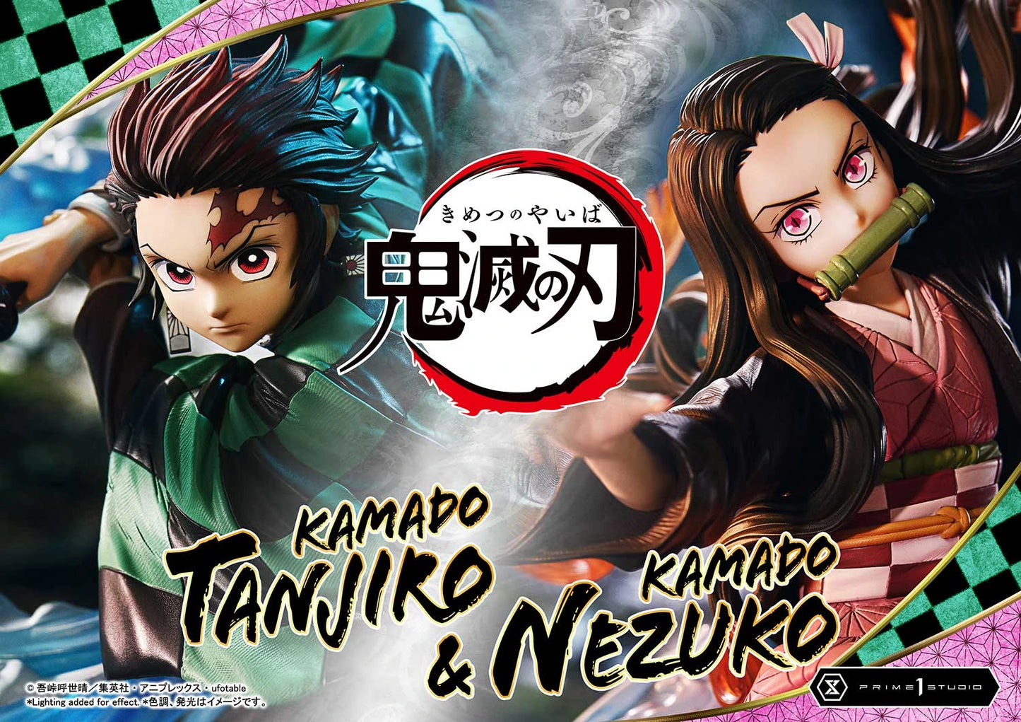 Preventa Resina Kadado Tanjiro & Kamado Nezuko Figura Demon Slayer Prime 1 (Licencia) Estudio