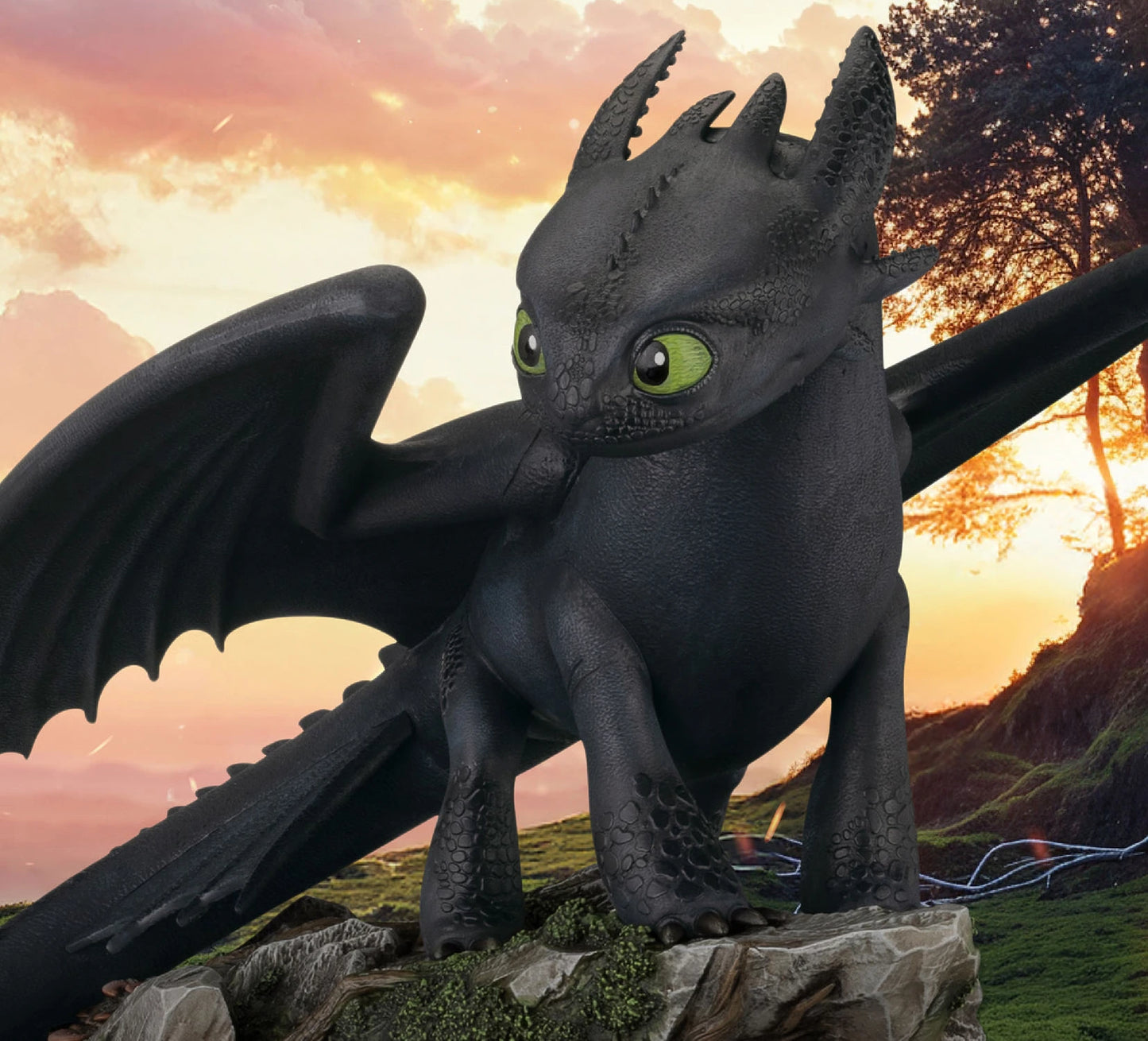 "Preventa Resina Chimuelo Figura Cómo entrenar a tu dragón 3  Beast Kingdom (Licencia) Estudio"