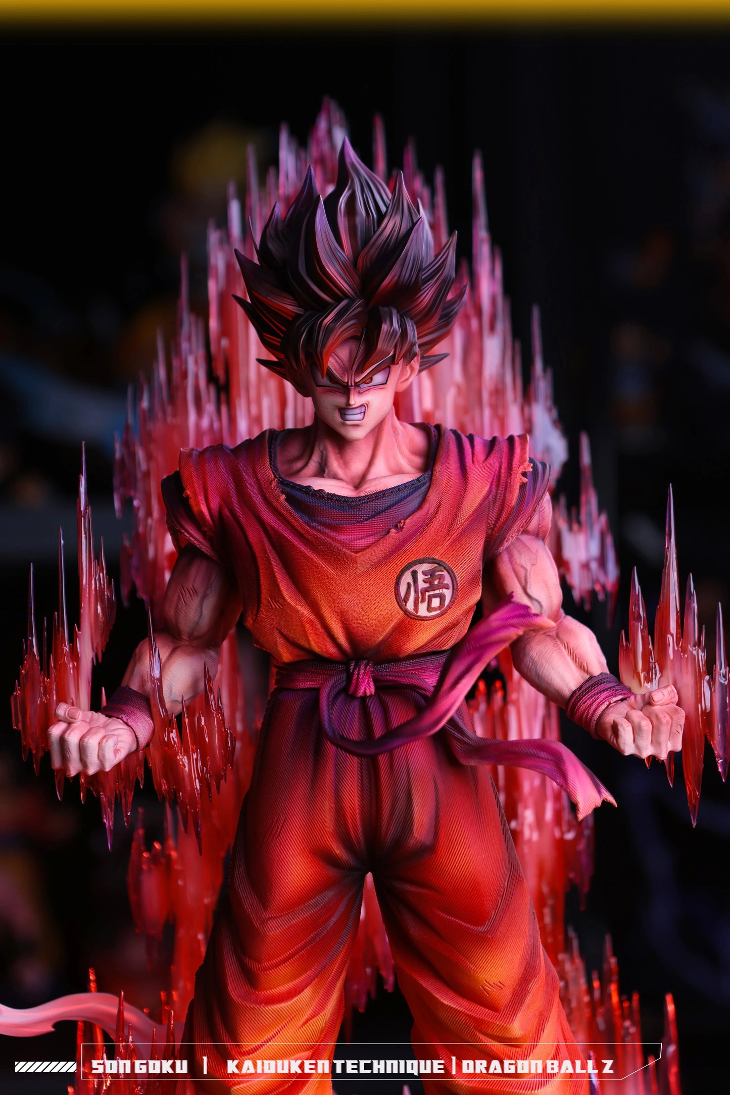 Preventa Resina Goku "Kaioken" Figura Dragon Ball Yun Qi Estudio