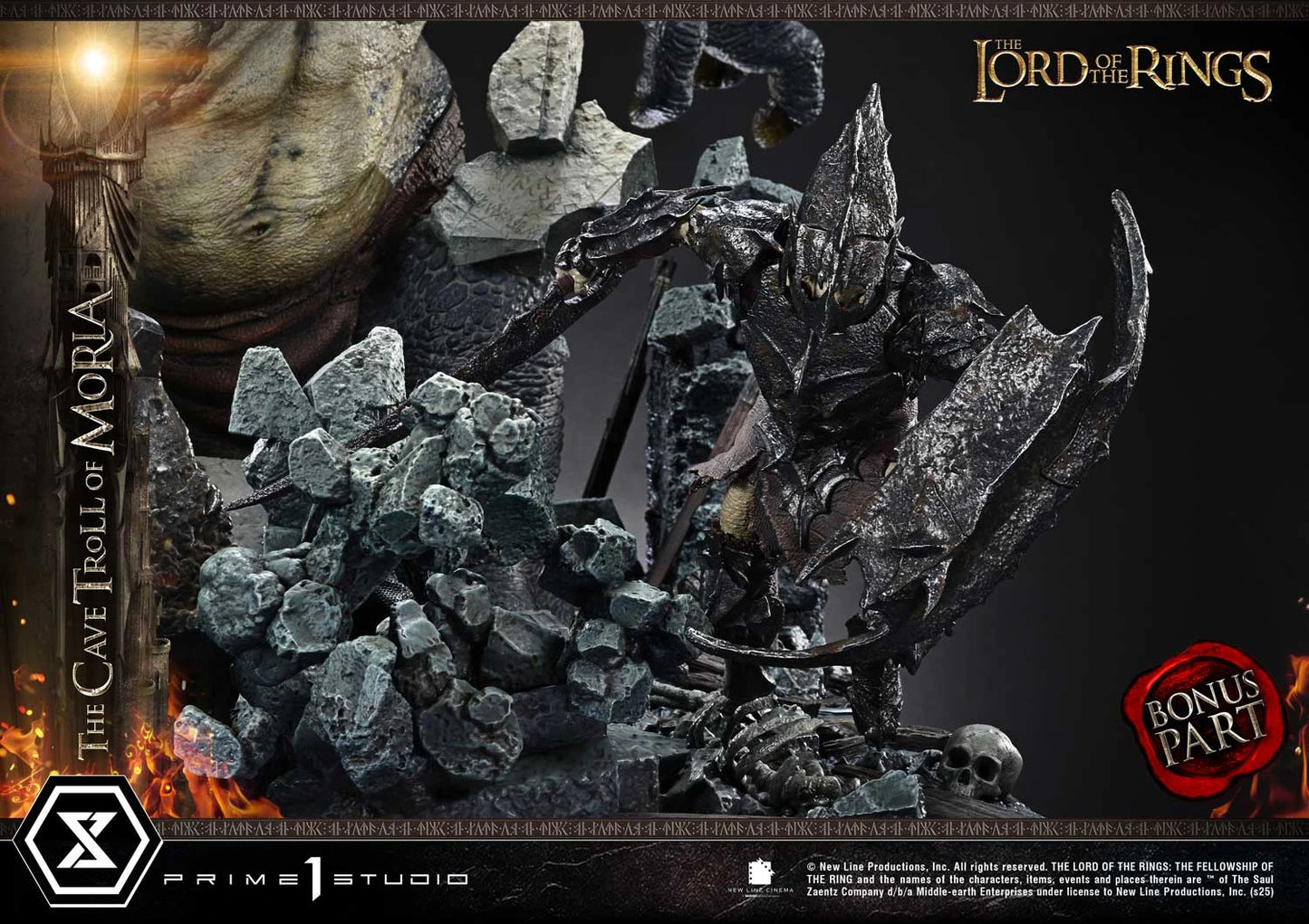 Preventa Resina Cave Troll of Moria Figura The Lord of the Rings Prime 1 (Licencia) Estudio