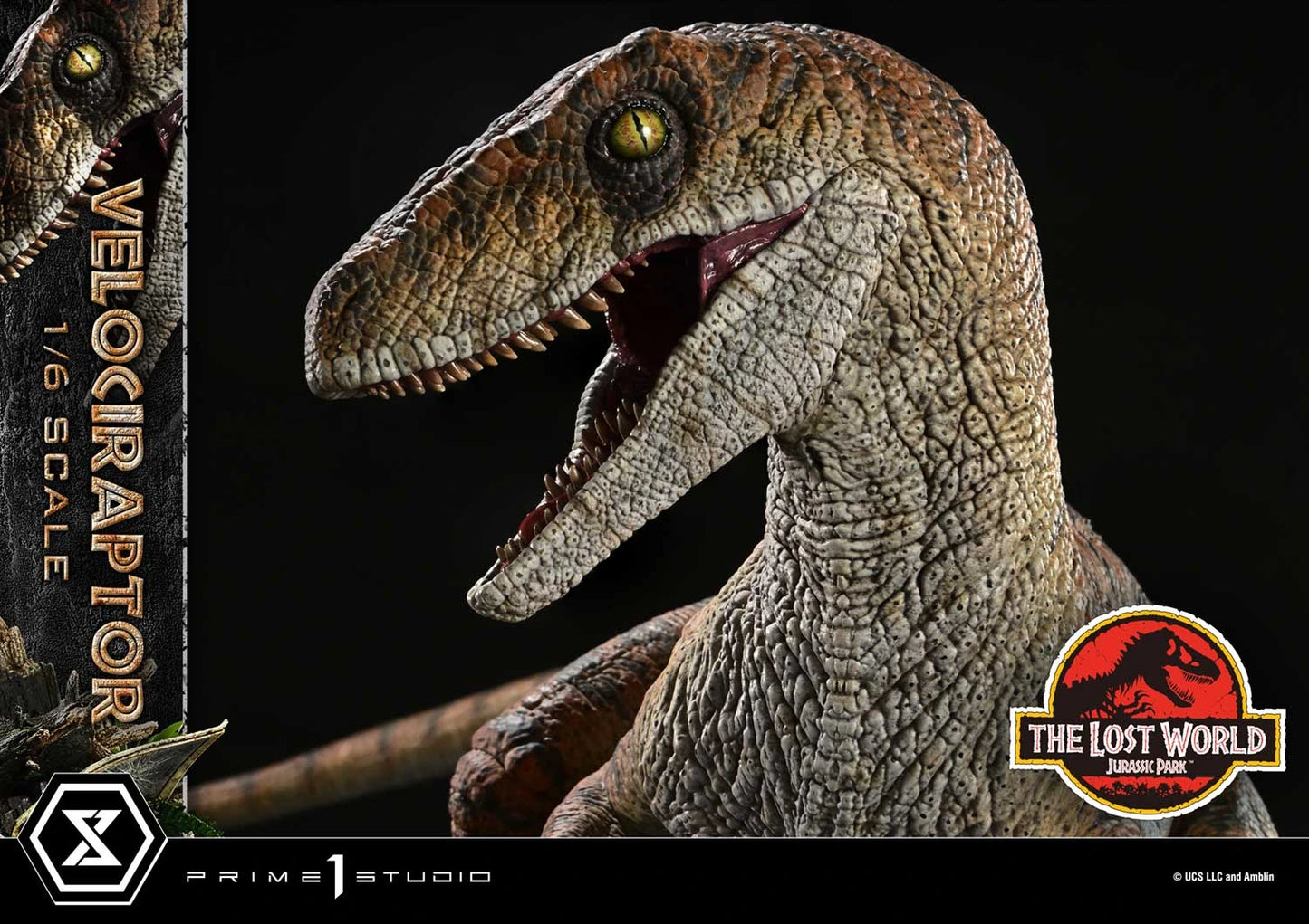 Preventa Resina Velociraptor Figura El mundo perdido: Jurassic Park  Prime 1 (Licencia) Estudio