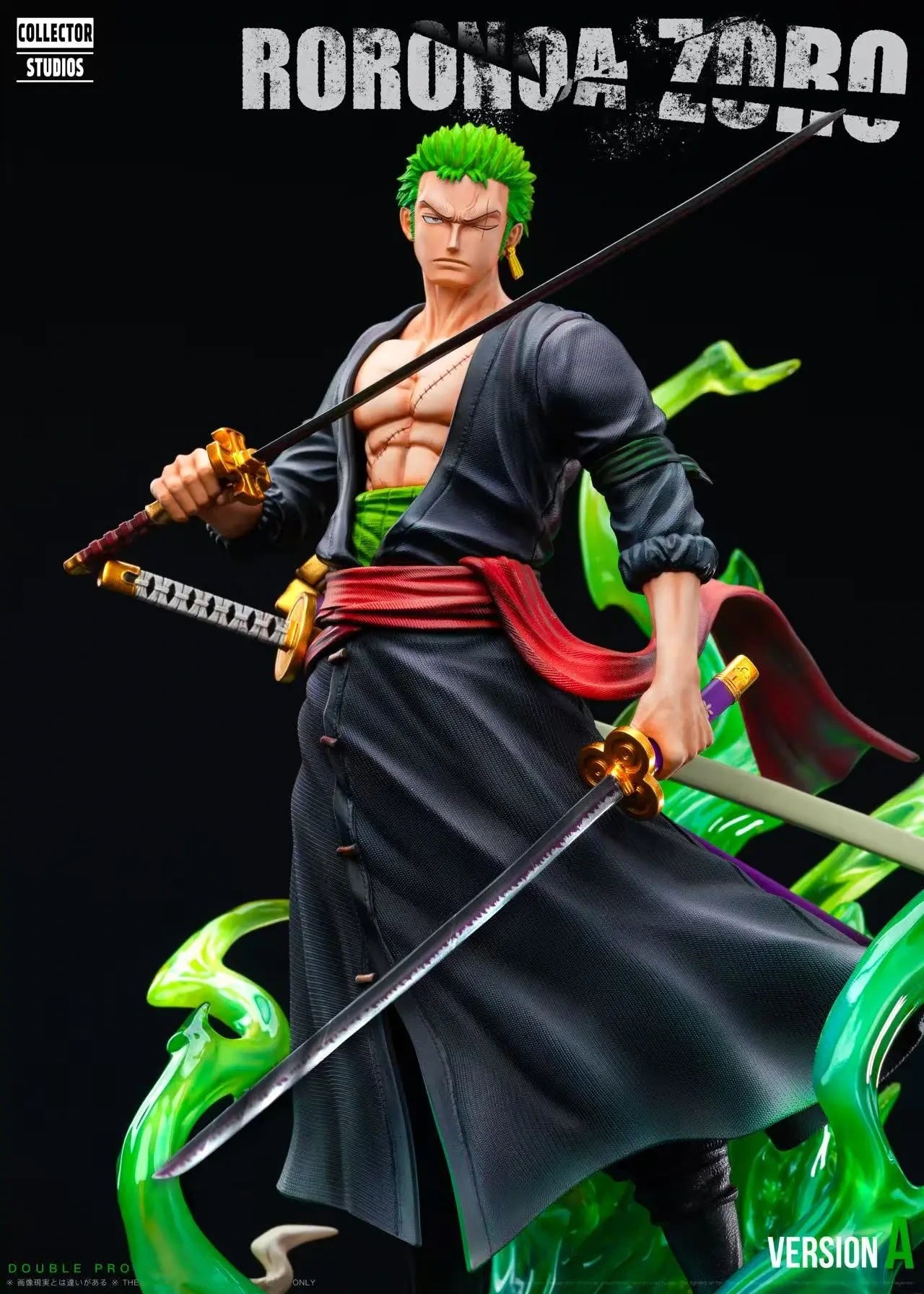 Preventa Resina Roronoa Zoro Figura One Piece Collector  Estudio