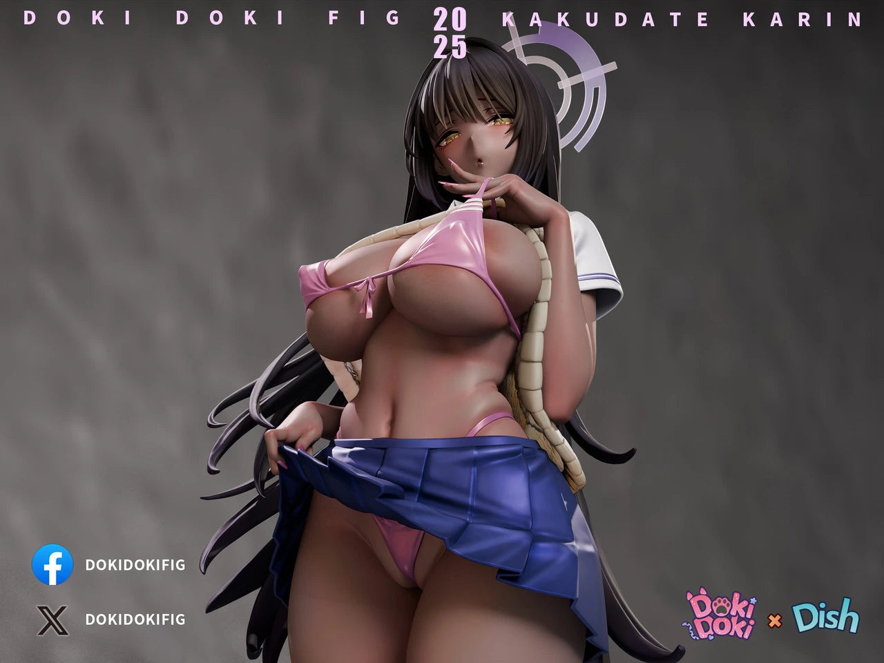 Preventa Resina Karin Figura Blue Archive DOKI DOKI & Dish Estudio