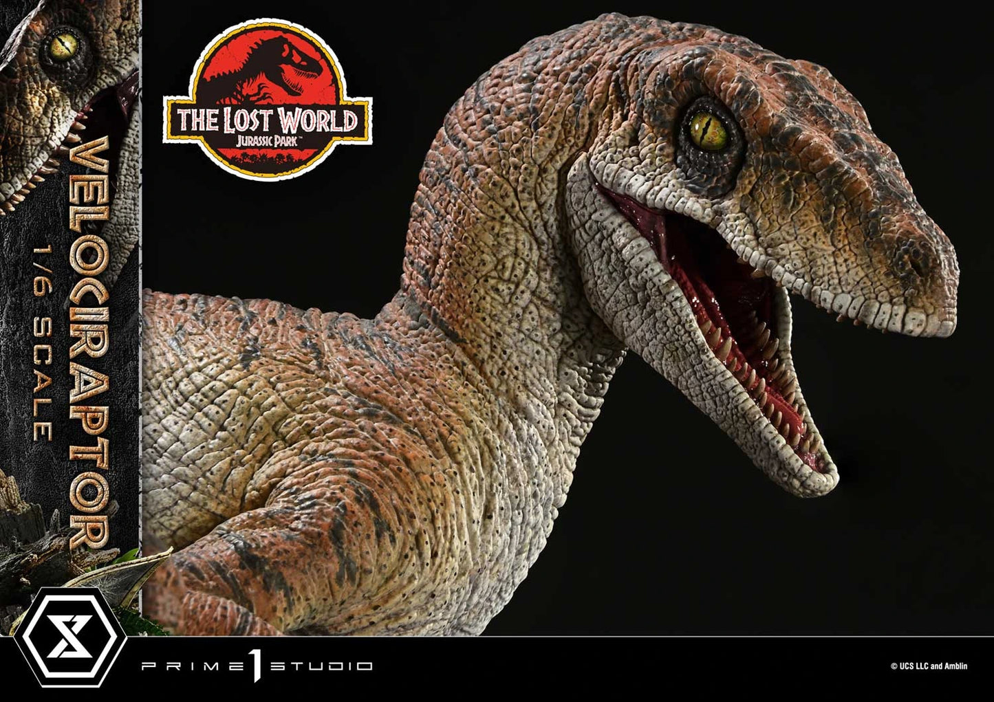 Preventa Resina Velociraptor Figura El mundo perdido: Jurassic Park  Prime 1 (Licencia) Estudio