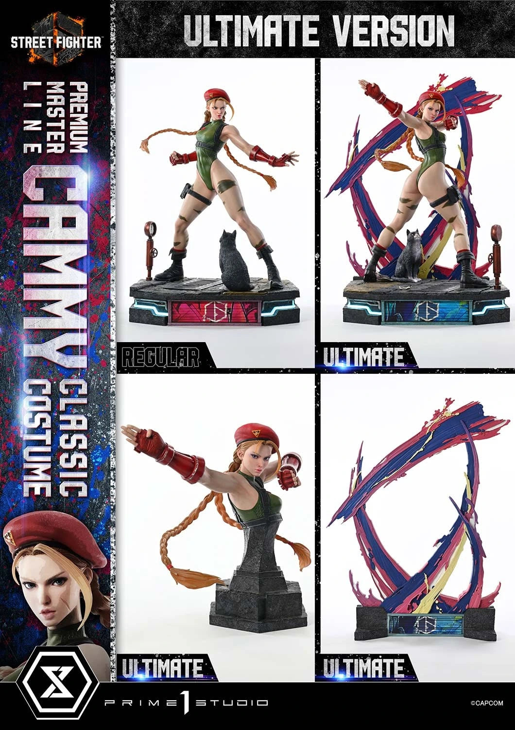 Preventa Resina Cammy Figura Street Fighter 1/4 Prime 1 Estudio (Licencia)