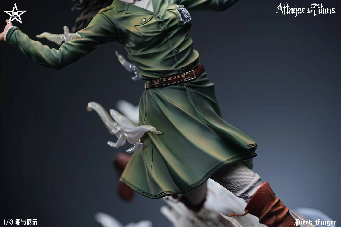 Preventa Resina Pieck Finger Figura Attack On Titan WindJas Estudio