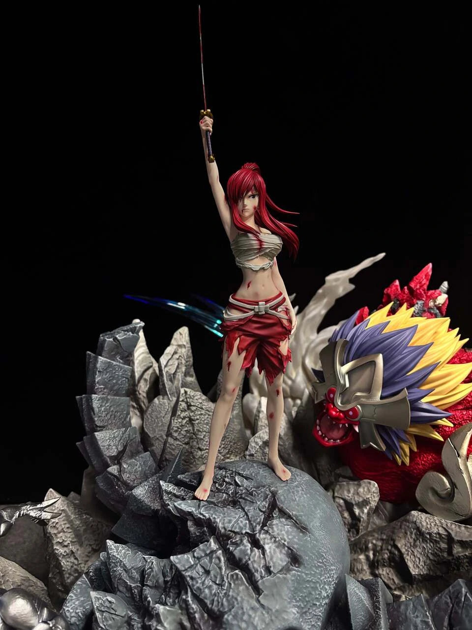 Preventa Resina Erza Scarlet Figura Fairy Tail Sakura Estudio