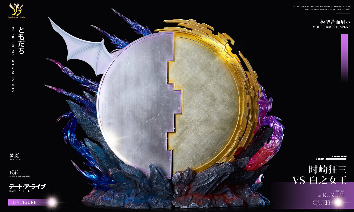 Preventa Resina Tokisaki Kurumi vs White Queen Figura Date A Live Imagination  Estudio