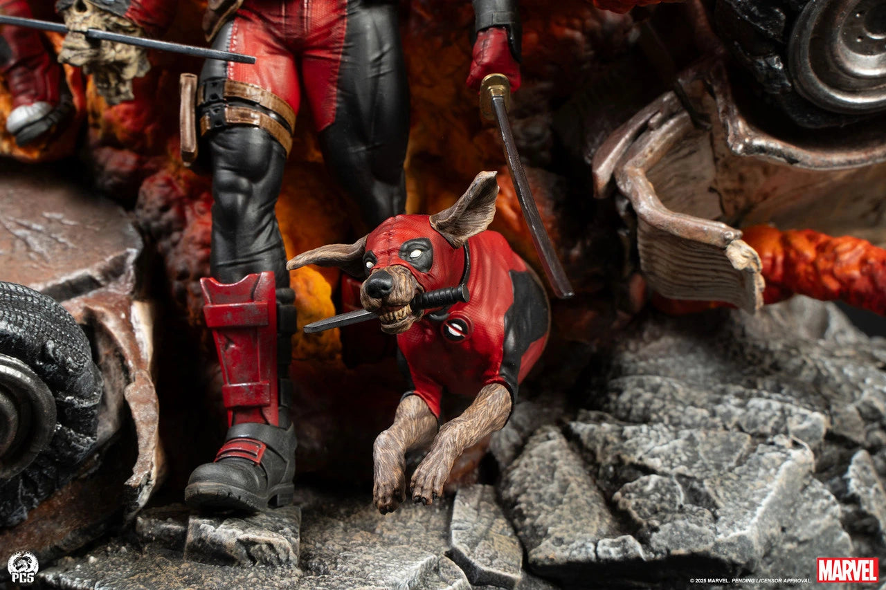 Preventa Resina Deadpool Figura Deadpool Premium Collectibles (Licencia) Estudio