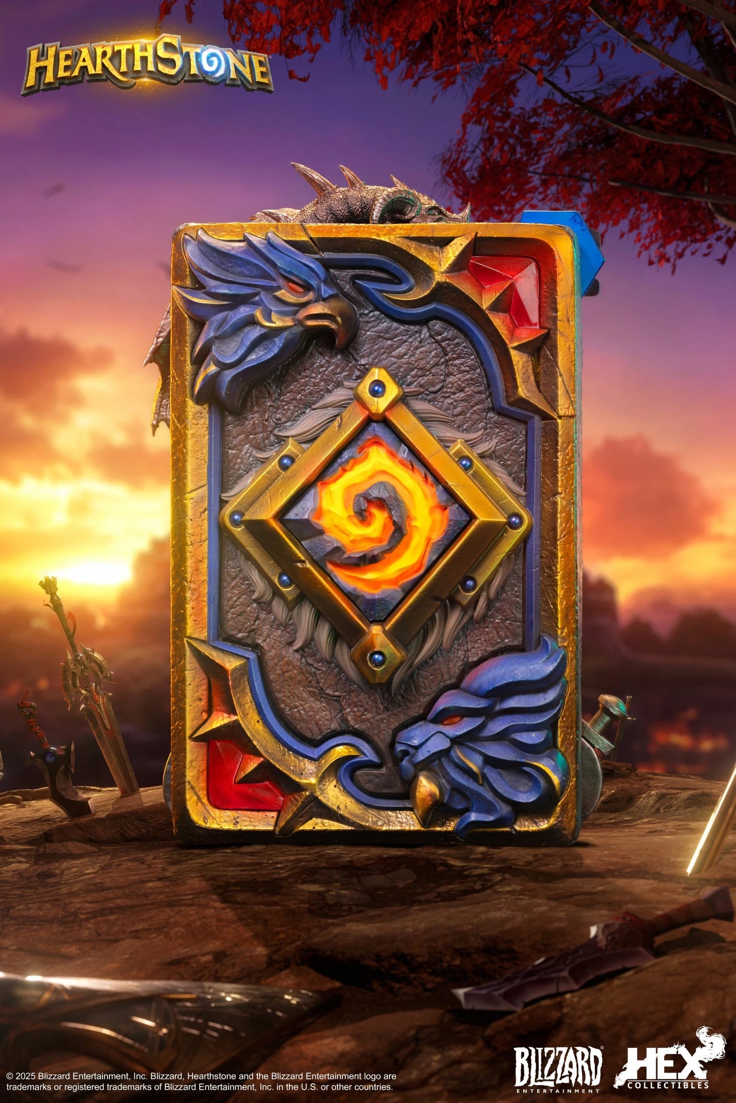 Preventa Resina Varian Wrynn Figura Hearthstone  Hex Collectibles & Blizzard Entertainment (Licencia) Estudio