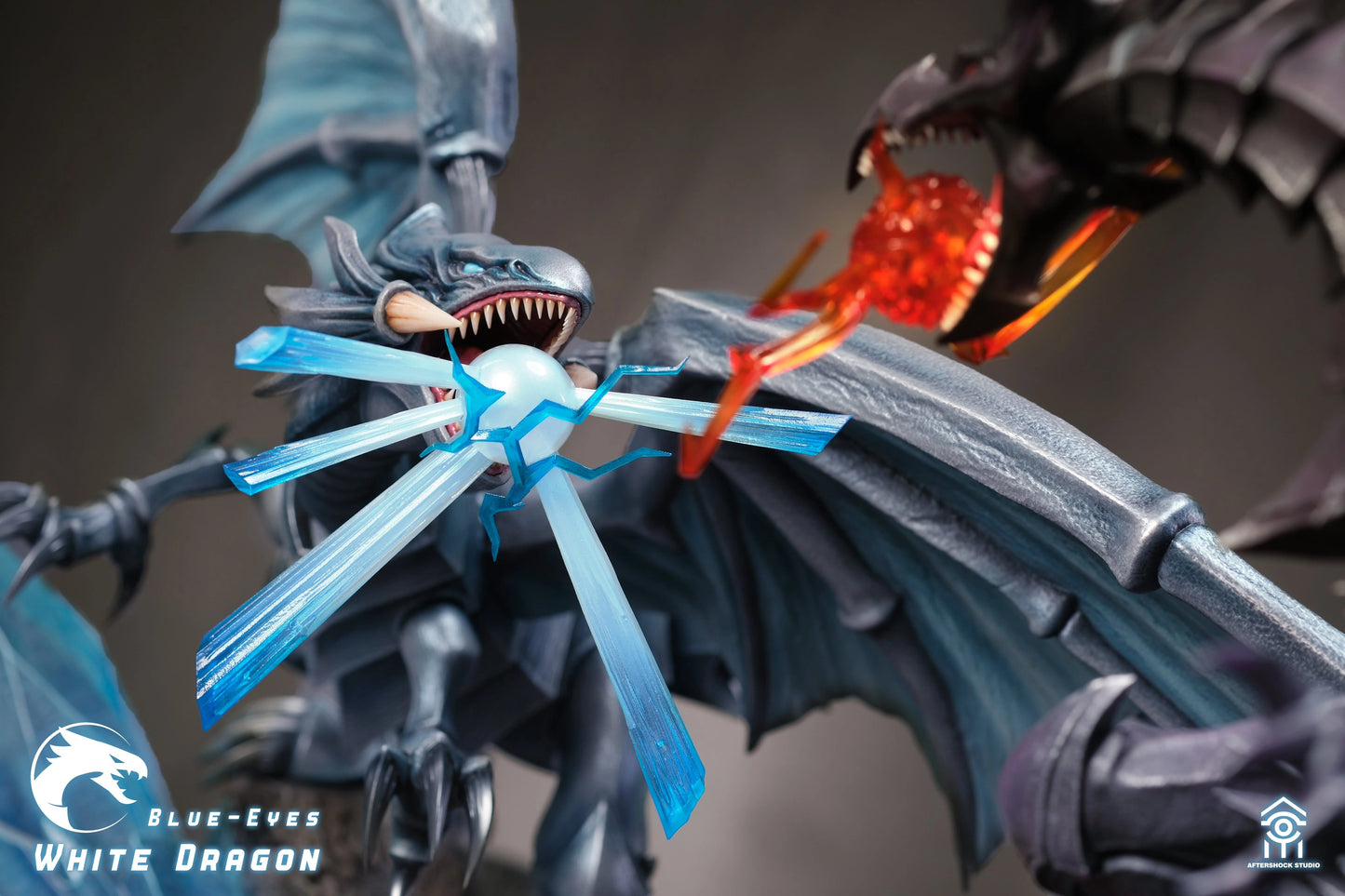 Preventa Resina Dragon de Ojos Azules & Rojos Figura Yu-Gi-Oh! Afterschok Estudio