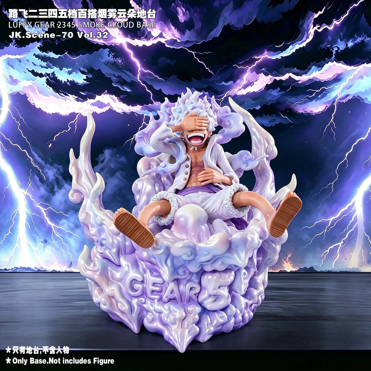 Preventa Resina Luffy Base Figura One Piece JacksDo Estudio