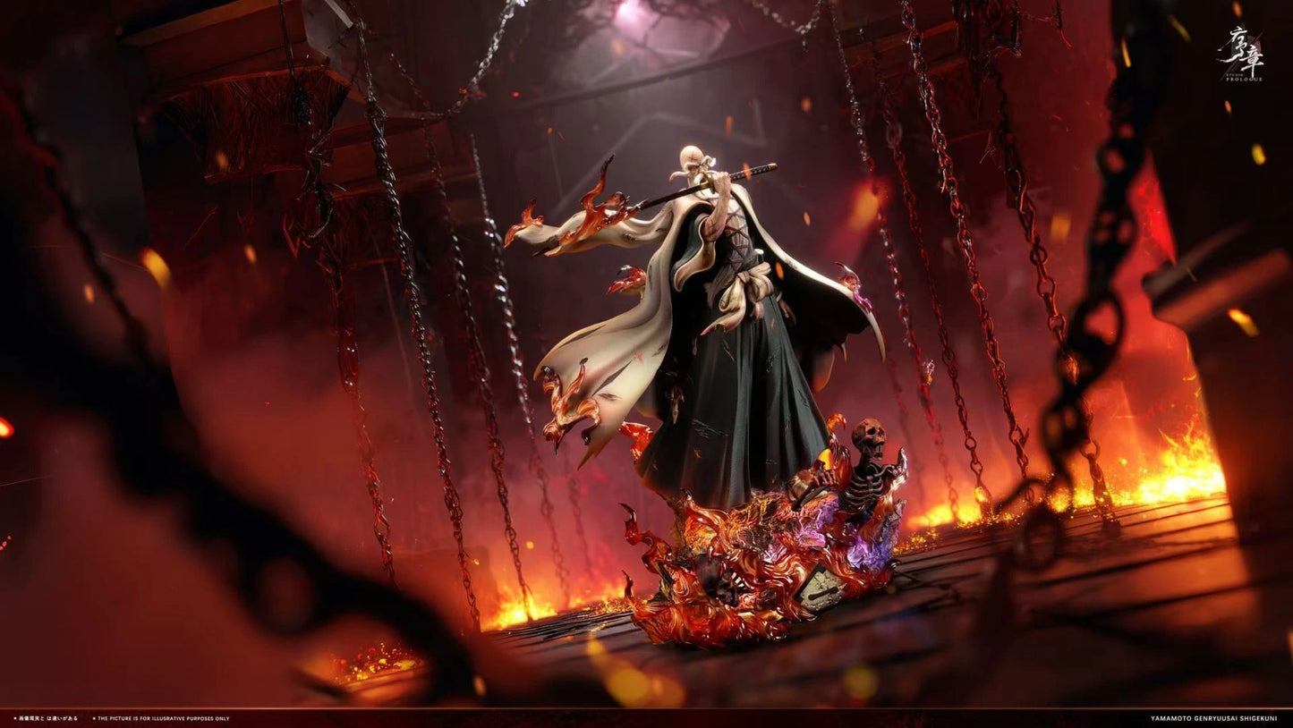 Preventa Resina Yamamoto Genryūsai Shigekuni Figura Bleach 1/6 Prologue Estudio