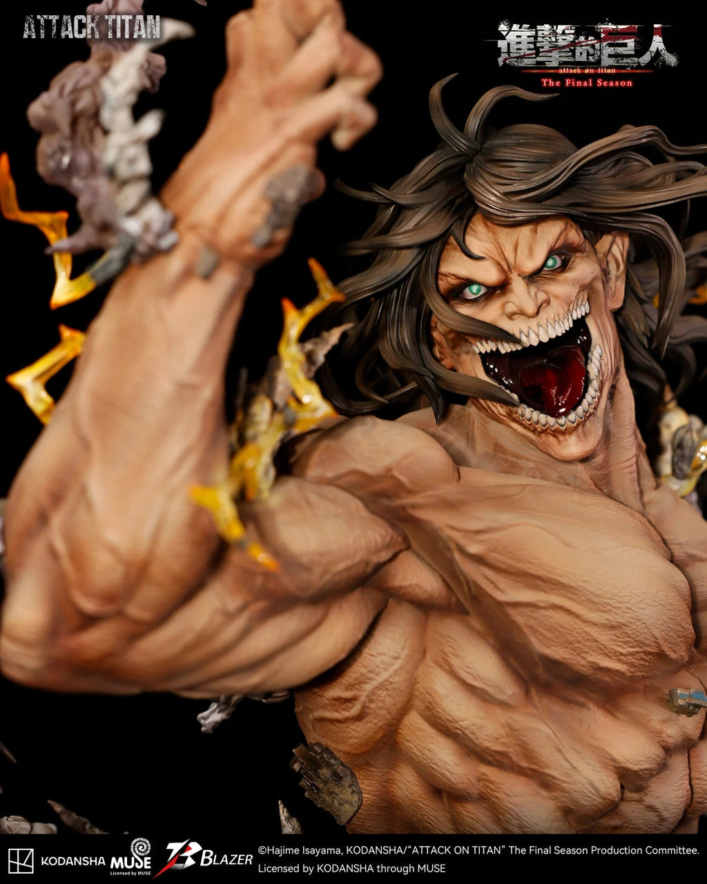 Preventa Resina Titan de Ataque Figura Attack On Titan Blazer Estudio