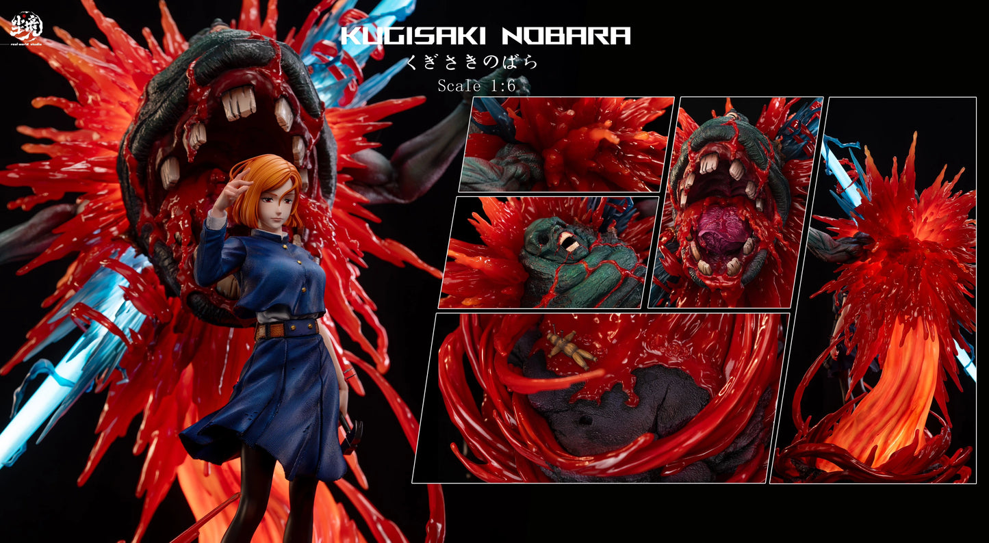 Preventa Resina Nobara Kugisaki Figura Jujutsu Kaisen Real World  Estudio
