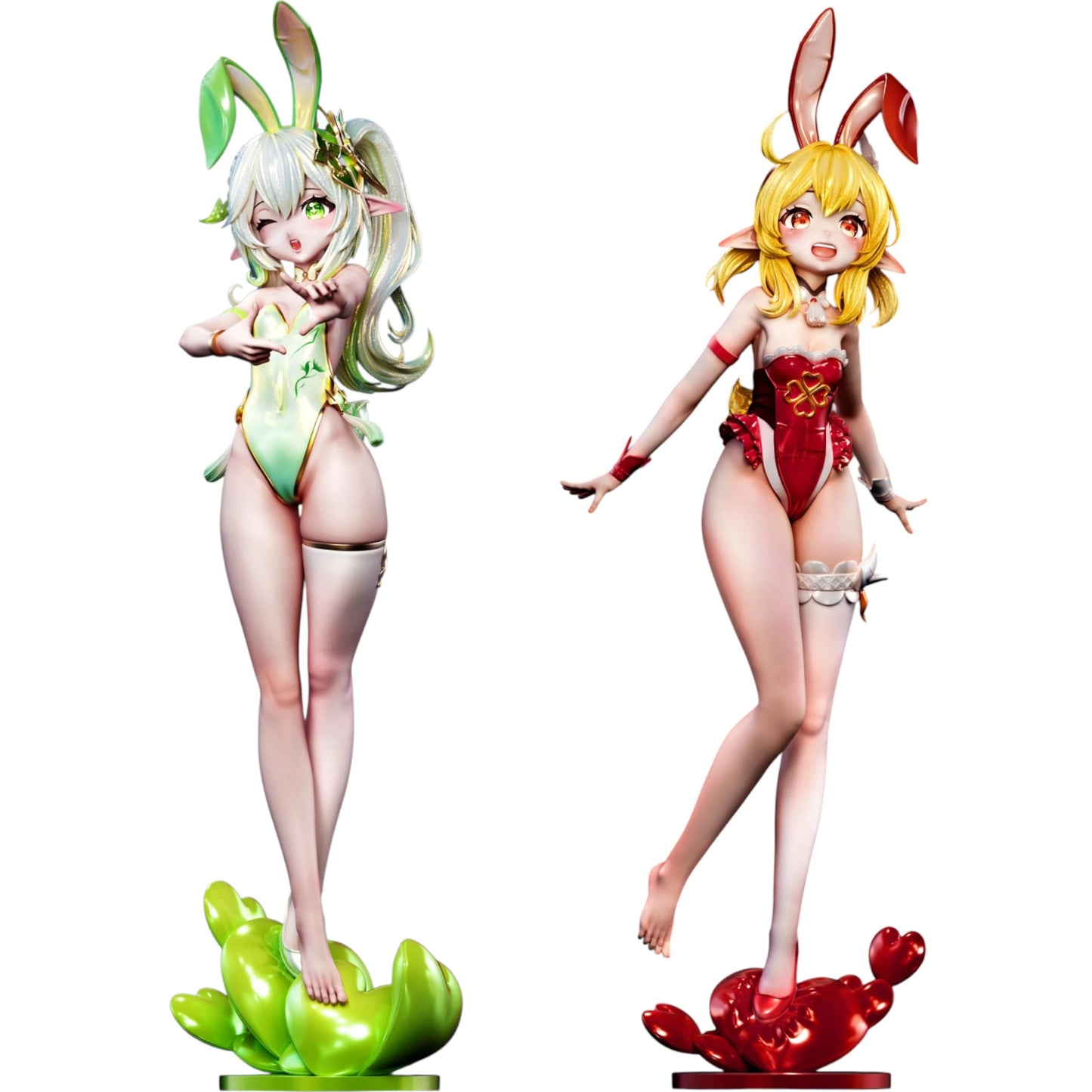 Preventa Resina Nahida & Klee Figura Genshin Impact Ba Ji Estudio