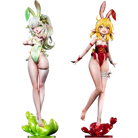 Preventa Resina Nahida & Klee Figura Genshin Impact Ba Ji Estudio