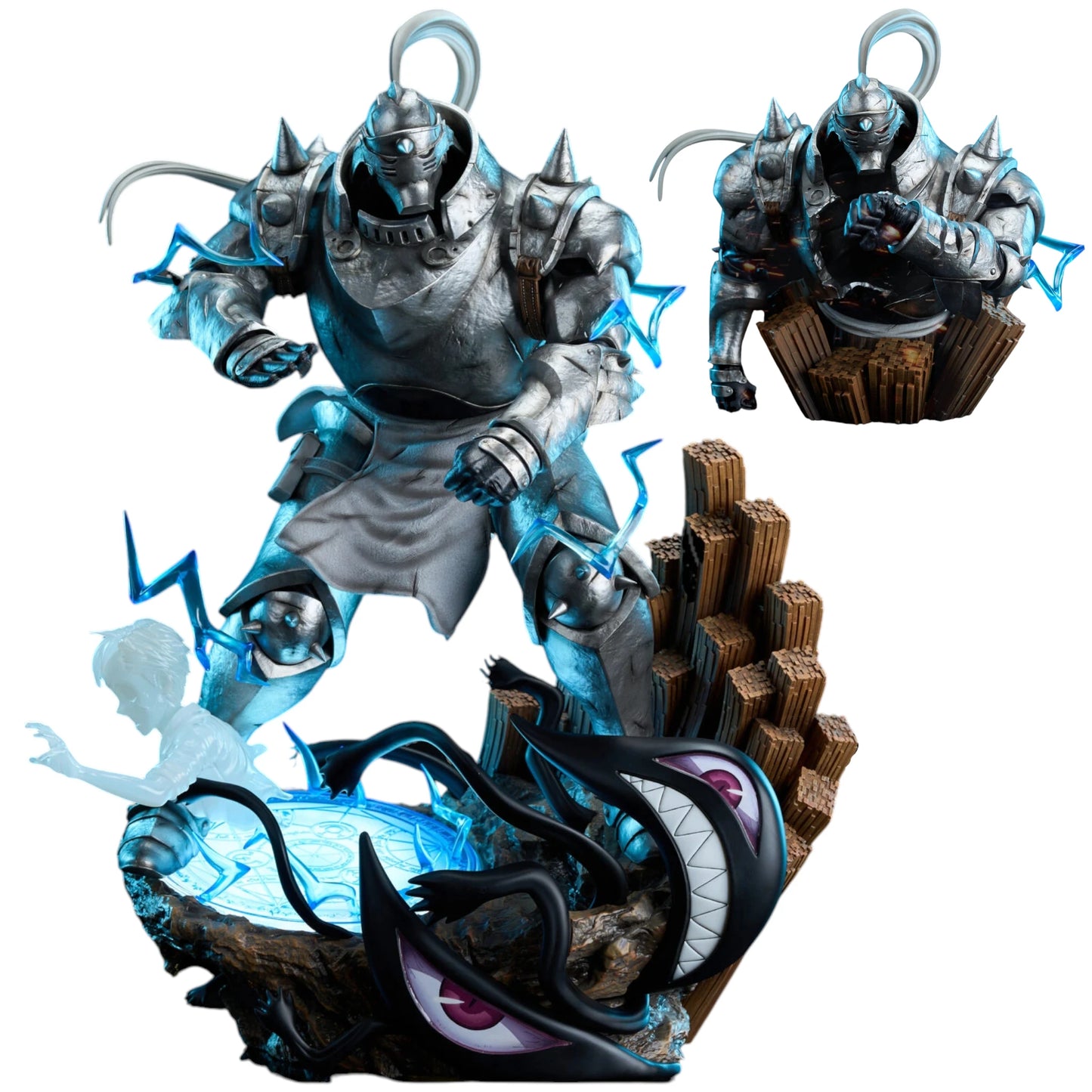 Preventa Resina Alphonse Elric Figura Full Metal Alchemist Mask  Estudio