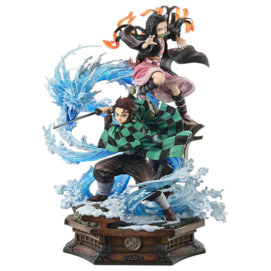 Preventa Resina Kadado Tanjiro & Kamado Nezuko Figura Demon Slayer Prime 1 (Licencia) Estudio