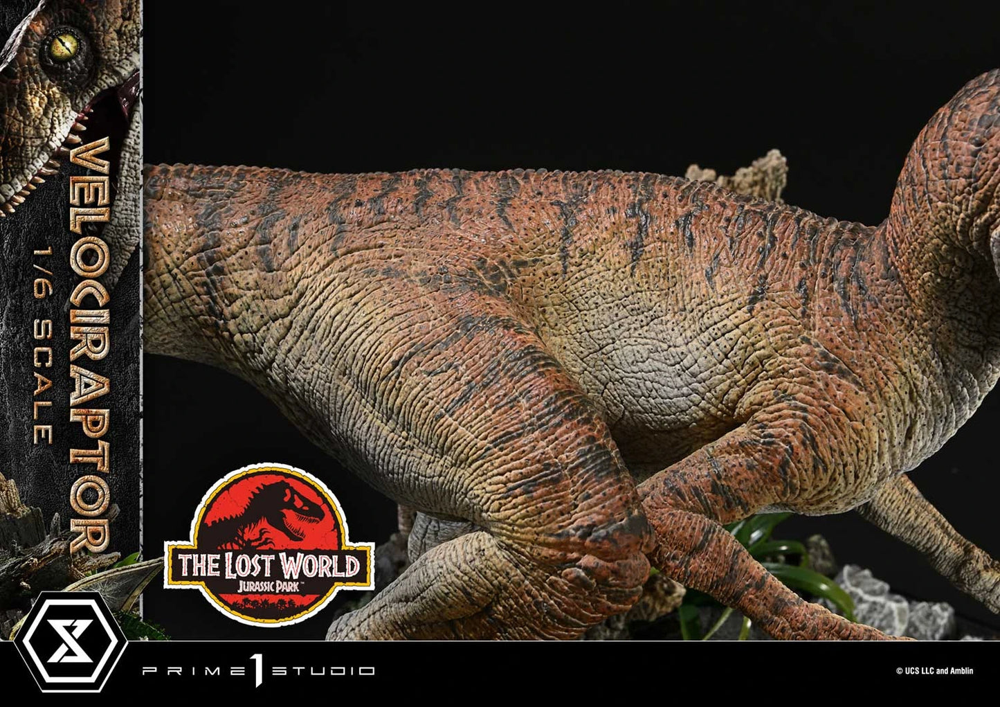 Preventa Resina Velociraptor Figura El mundo perdido: Jurassic Park  Prime 1 (Licencia) Estudio