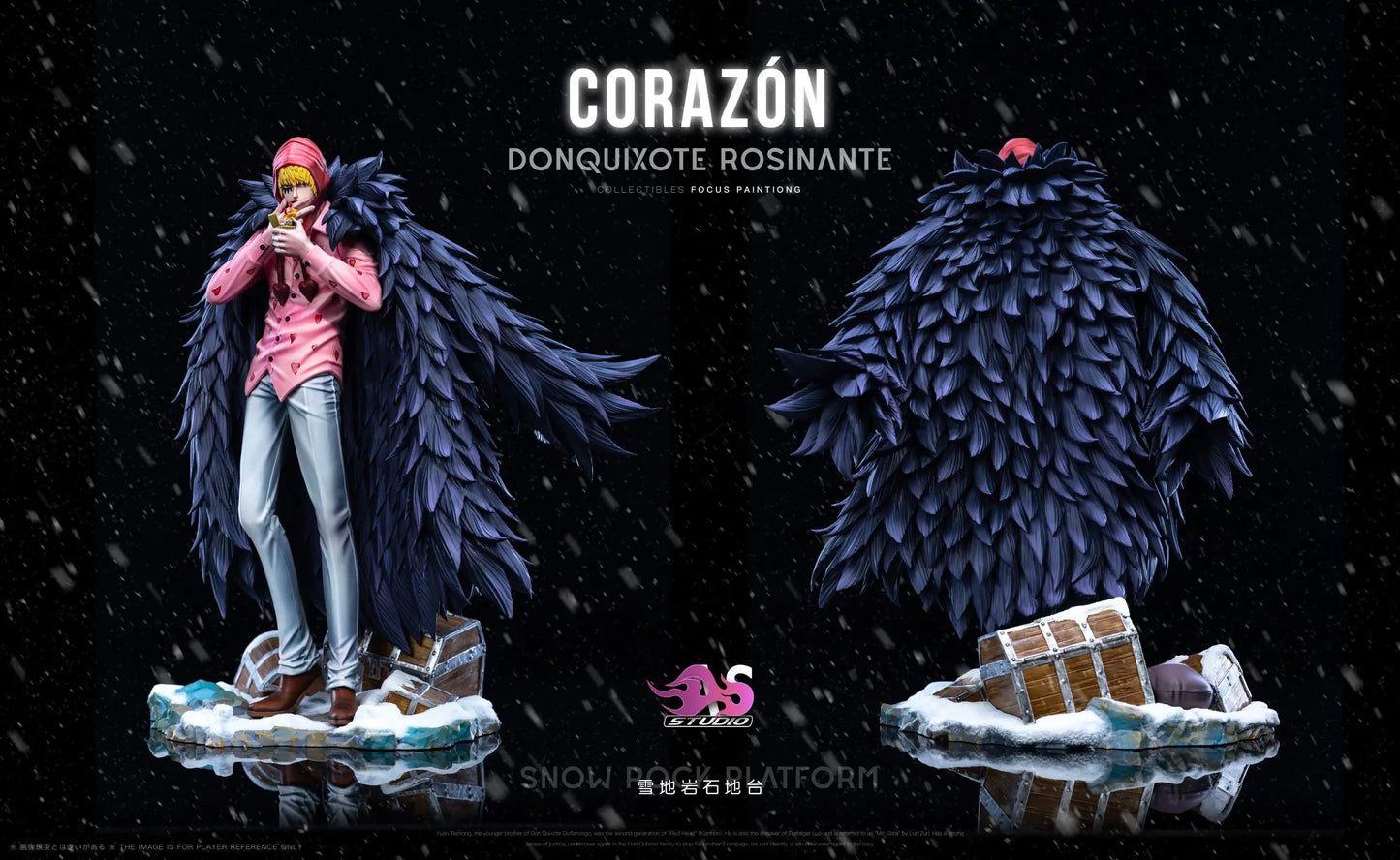 Preventa Resina Corazón Figura One Piece As  Estudio