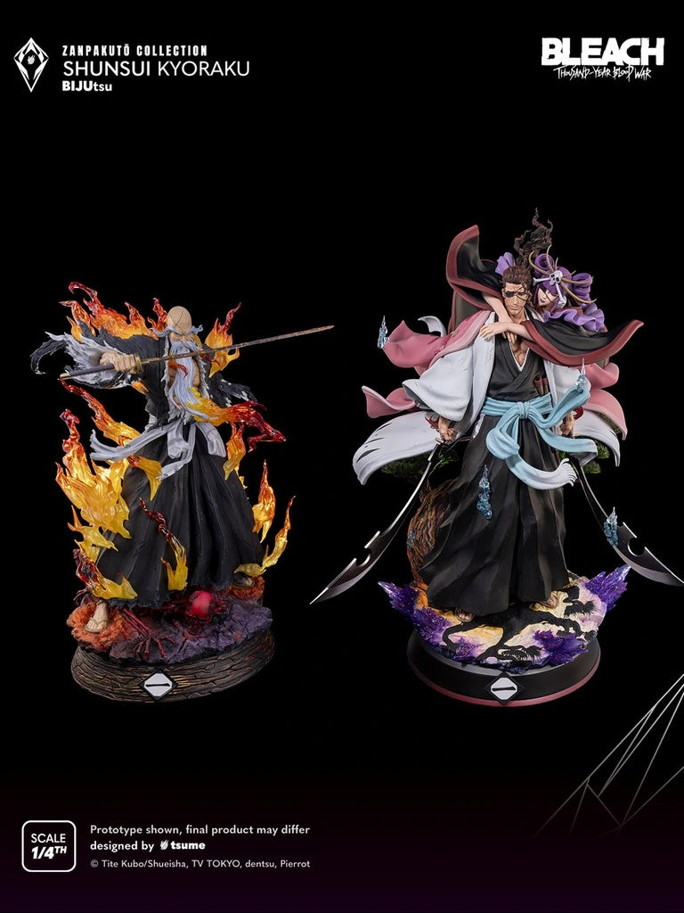 Preventa Resina Shunsui Kyoraku Figura Bleach Tsume Art (Licencia) Estudio