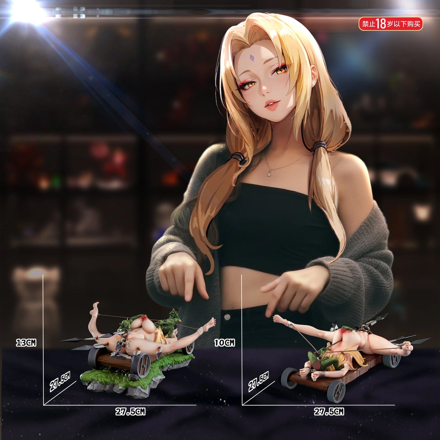Preventa Resina Carriage Figura Original Series Fish Head Estudio