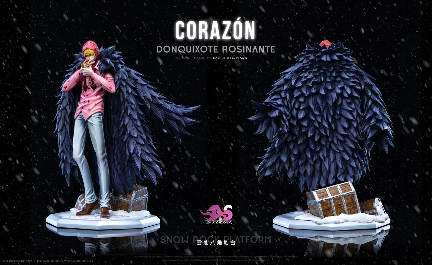 Preventa Resina Corazón Figura One Piece As  Estudio