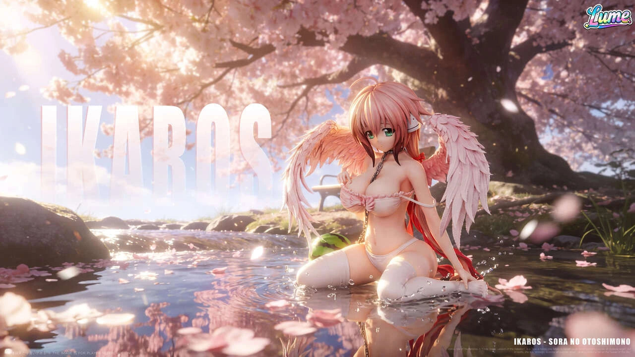 Preventa Resina Ikaros Figura Sora No Otoshimono Lume Estudio