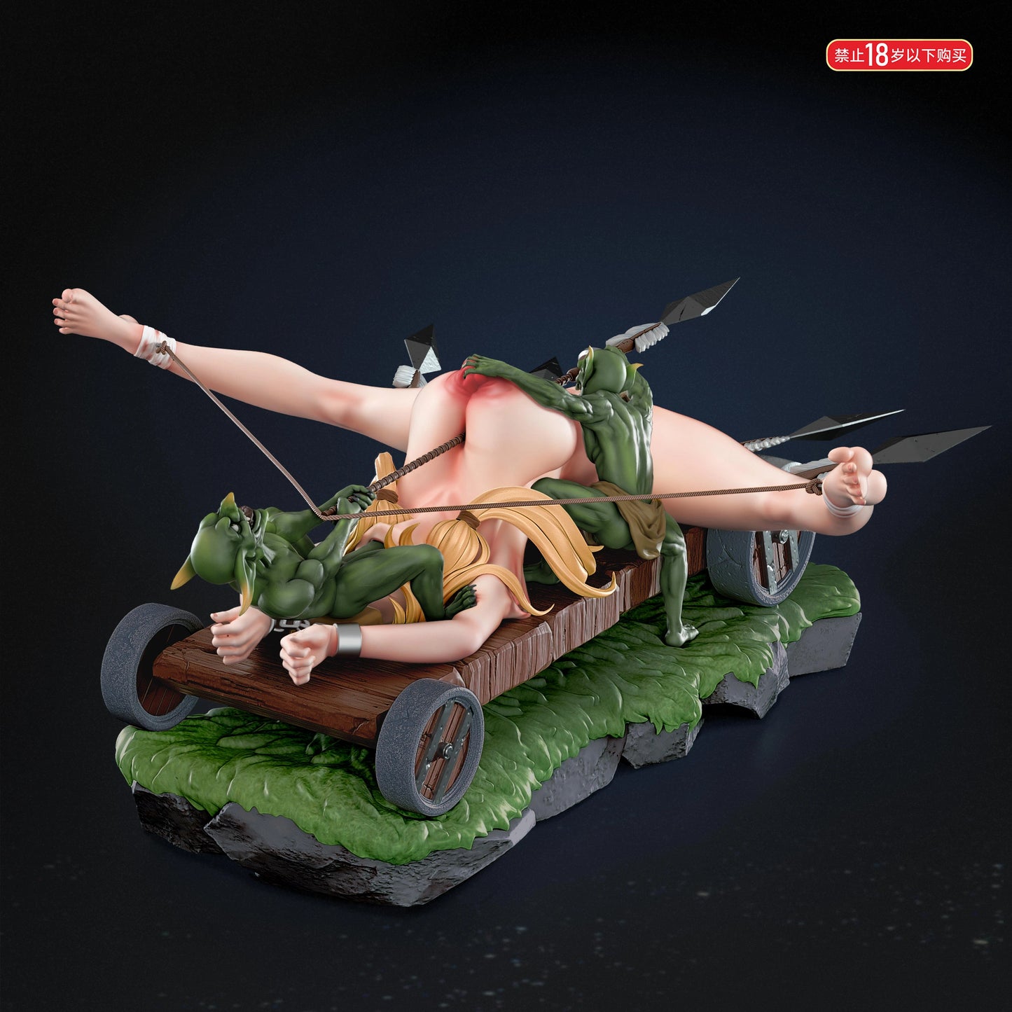 Preventa Resina Carriage Figura Original Series Fish Head Estudio