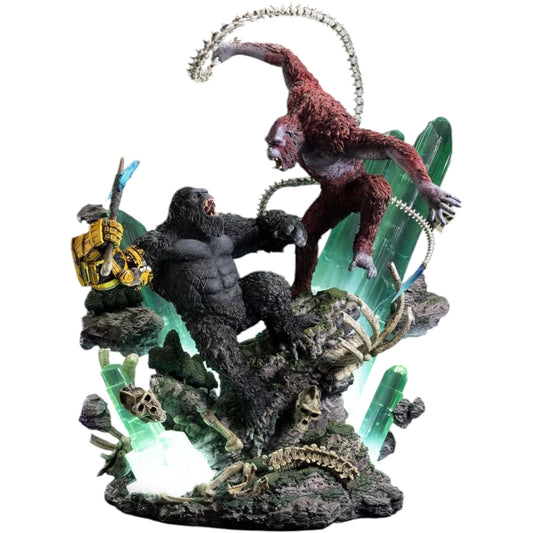 Preventa Resina Kong vs Skar King Figura Godzilla y Kong: El nuevo imperio  Prime 1 (Licencia) Estudio