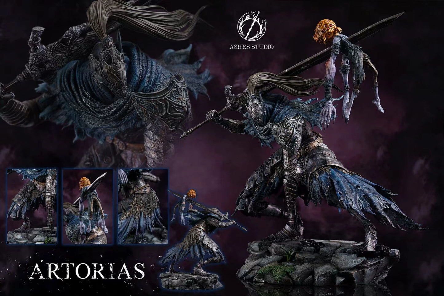 Preventa Resina Artorias Figura Dark Souls Ashes Estudio